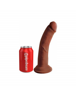 Dildo Triple Densidad 8 Bronceado