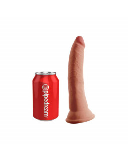 Dildo Triple Densidad 7 Caramelo