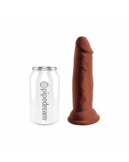 Dildo Triple Densidad 6 Caramelo