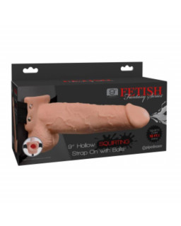 Arnes Elastico con Dildo Hueco 9 Funcion Squirting Natural