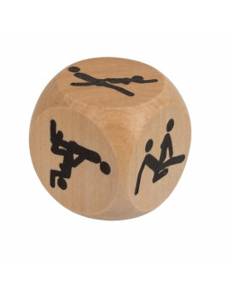 Dado Madera Kamasutra 3x3 cm 1 Unidad