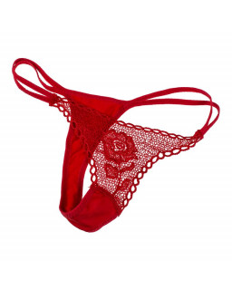 Tanga en Rosa Rojo