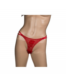 Tanga en Rosa Rojo