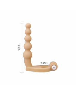 Estimulador Anal The Ultra Soft Bead 65 con Vibracion Natural