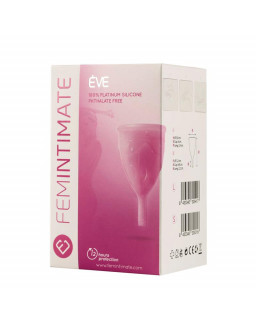 Copa Menstrual eve Rosa Talla L Silicona Platino