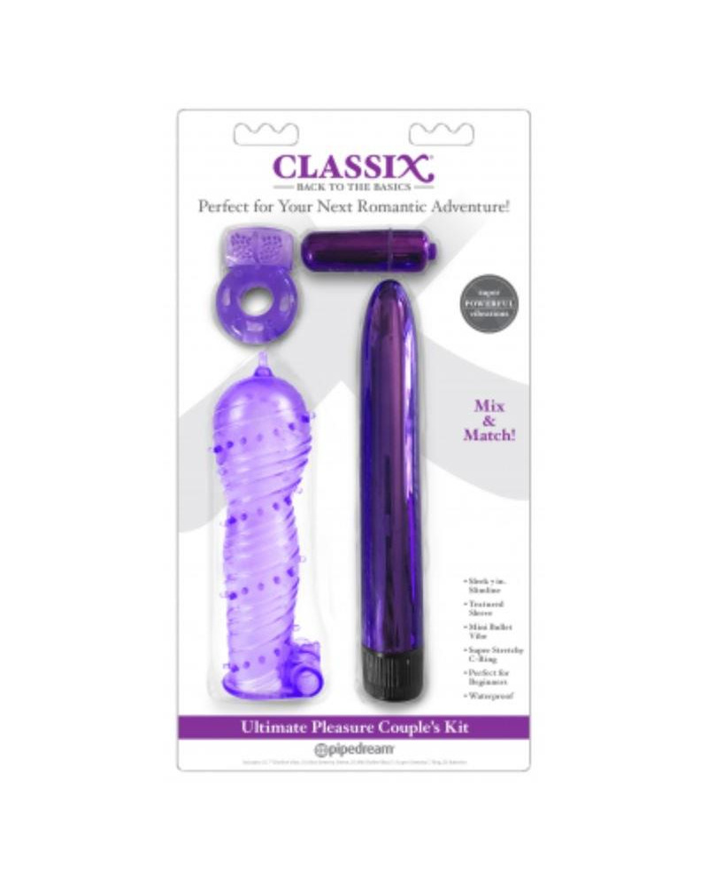 Kit para Parejas Ultimate Pleasure Purpura