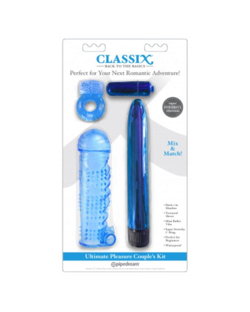 Kit para Parejas Ultimate Pleasure Azul