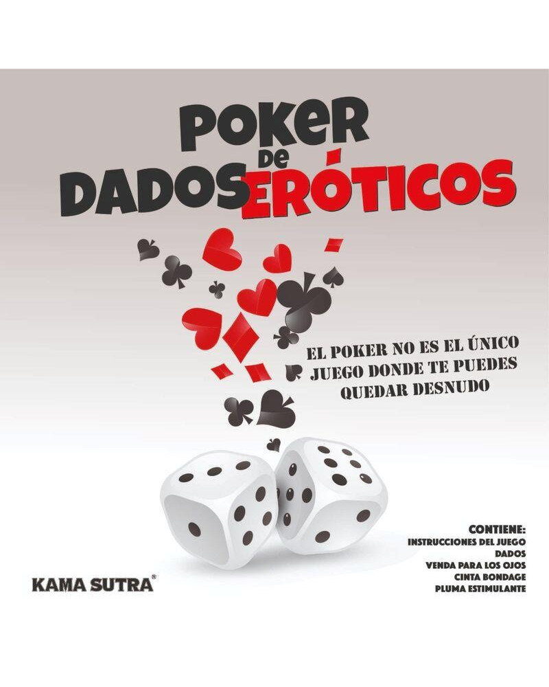 Juego de Poker de Dados Eroticos