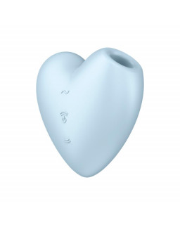 Cutie Heart Succionador de Clitoris y Vibracion Azul