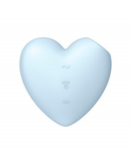 Cutie Heart Succionador de Clitoris y Vibracion Azul