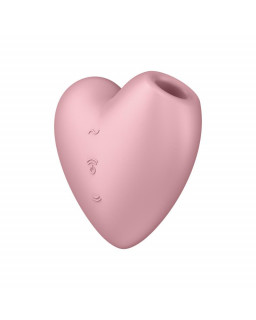 Cutie Heart Succionador de Clitoris y Vibracion Rosa