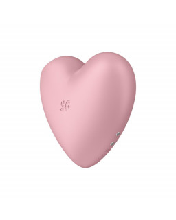 Cutie Heart Succionador de Clitoris y Vibracion Rosa