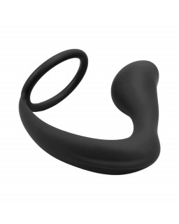 Randal Plug Anal con Anillo para el Pene Silicona Negro