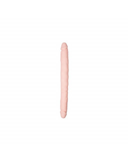 Dildo Doble Flexible Silicona Natural 40 cm