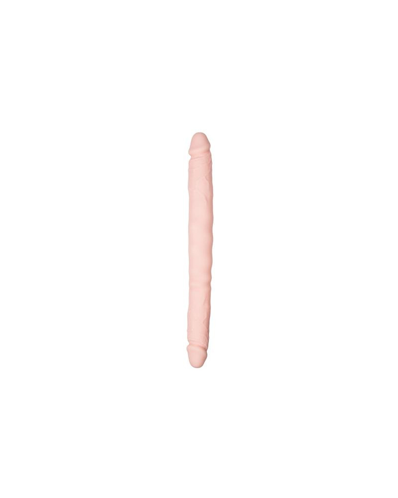 Dildo Doble Flexible Silicona Natural 40 cm