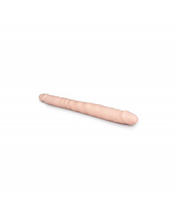 Dildo Doble Flexible Silicona Natural 40 cm