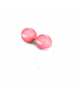 Bolas Kegel Wiggle Duo Rosa y Blanco