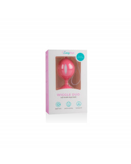 Bolas Kegel Wiggle Duo Rosa y Blanco