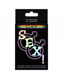 Juego de cartas Gay Sex Card Game EN ES