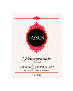 Sales de Bano y Cartas Impermeables Passion Bath Set EN ES