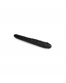 Dildo Doble Flexible Negro 40 cm