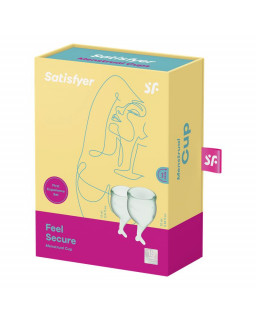 Copas Menstruales Feel Secure Light Green Pack de 2