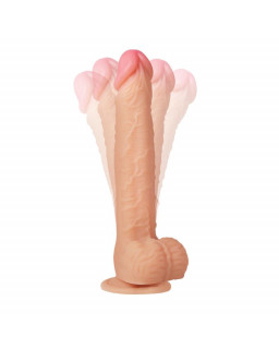 Magnus 30 Dildo Realista Vibrador y Rotador Control Remoto Silicona Liquida