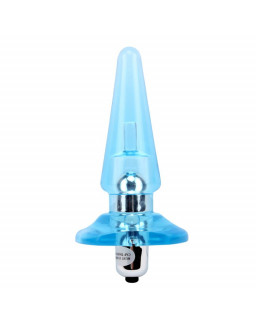 Plug Anal con Vibracion Nicoles 125 x 32 cm Azul