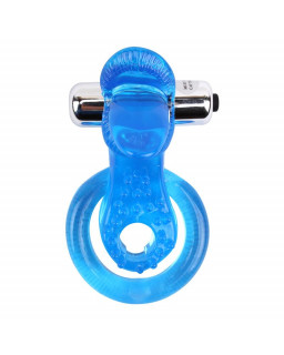 Anillo Vibrador para el Pene The Tongue Azul