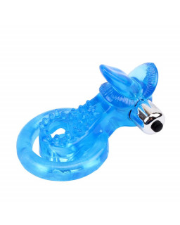 Anillo Vibrador para el Pene The Tongue Azul