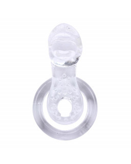 Anillo Vibrador para el Pene The Tongue Transparente