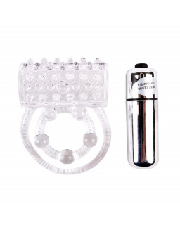 Anillo Vibrador para el Pene Clear Transparente