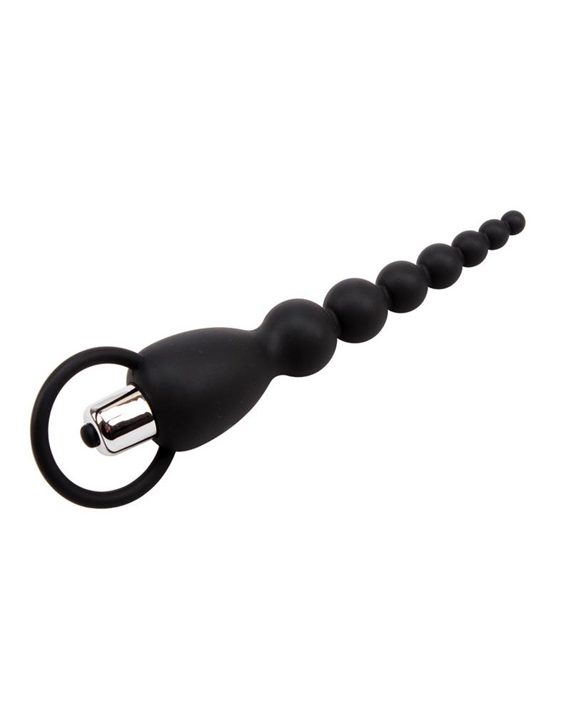 Cadena Anal Elite Power 195 cm Silicona Negro