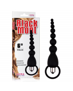 Cadena Anal Elite Power 195 cm Silicona Negro