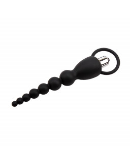 Cadena Anal Elite Power 195 cm Silicona Negro