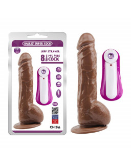 Vibrador Jeff Stryker 89 Marron