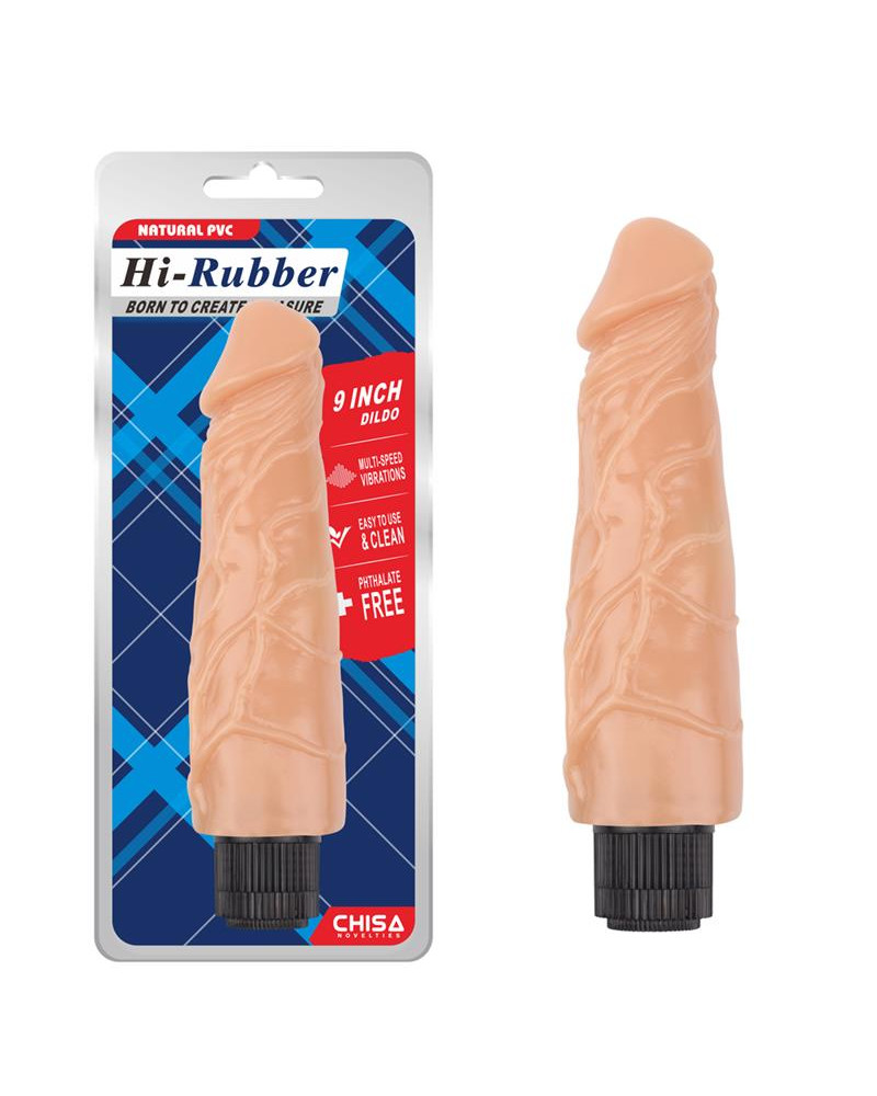 Vibrador Hi Rubber 9 Natural