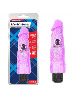 Vibrador Hi Rubber 9 Purpura