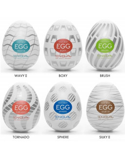 Pack de 6 Huevos Tenga Egg Standard Package