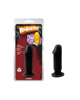 Plug Anal Evil Talla M 125 x 37 cm Negro