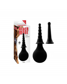 Set Ducha Anal y Funda 15 cm Negro