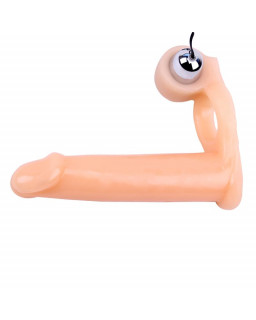 Funda para el Pene con Vibracion 155 cm Natural