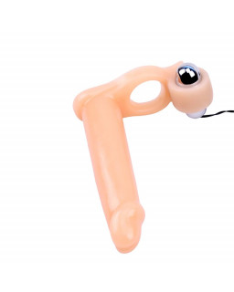 Funda para el Pene con Vibracion 155 cm Natural