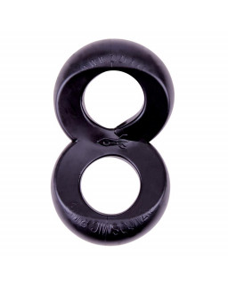 Anillo para el Pene Doble Duo Cock 8 Negro