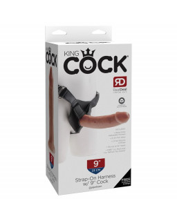 Arnes Ajustable con Dildo 9 Bronceado