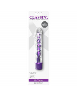 Vibrador Mr Twister Purpura Metalico 17 cm