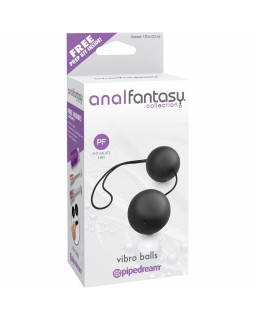 Anal Fantasy Collection Bolas Vibradoras Color Negro