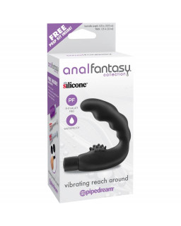 Estimulador Anal con Vibracion Color Negro