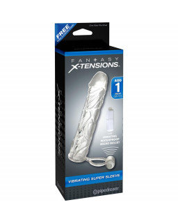 Fantasy X tensions Funda de Pene Vibradora Color Claro