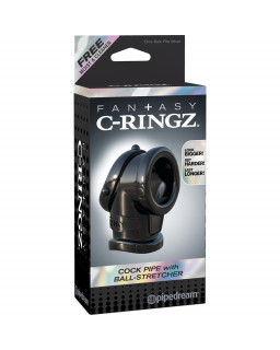 Fantasy C Ringz Anillo con Ball Strecher Color Negro